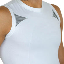 PLAYERA SIN MANGAS, CON COMPRESION MEDIA Y TECNOLOGIA FIBRAS INTELIGENTES PL-1-00070