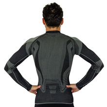 PLAYERA TECNICA CON MANGA LARGA, COMPRESION MEDIA Y TECNOLOGIA FIBRAS INTELIGENTES PL-1-00048