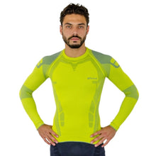 PLAYERA TECNICA CON MANGA LARGA, COMPRESION MEDIA Y TECNOLOGIA FIBRAS INTELIGENTES PL-1-00048