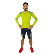 PLAYERA TECNICA CON MANGA LARGA, COMPRESION MEDIA Y TECNOLOGIA FIBRAS INTELIGENTES PL-1-00048