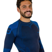 PLAYERA TECNICA CON MANGA LARGA, COMPRESION MEDIA Y TECNOLOGIA FIBRAS INTELIGENTES PL-1-00048
