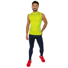 PLAYERA TECNICA SIN MANGAS, CON COMPRESION MEDIA Y TECNOLOGIA FIBRAS INTELIGENTES PL-1-00050