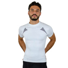 PLAYERA CON MANGA CORTA, COMPRESION MEDIA Y TECNOLOGIA FIBRAS INTELIGENTES PL-1-00068