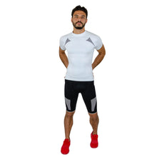 PLAYERA CON MANGA CORTA, COMPRESION MEDIA Y TECNOLOGIA FIBRAS INTELIGENTES PL-1-00068