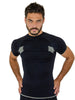 PLAYERA CON MANGA CORTA, COMPRESION MEDIA Y TECNOLOGIA FIBRAS INTELIGENTES PL-1-00069