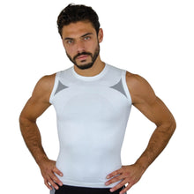 PLAYERA SIN MANGAS, CON COMPRESION MEDIA Y TECNOLOGIA FIBRAS INTELIGENTES PL-1-00070