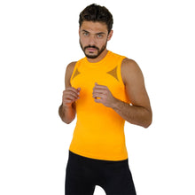 PLAYERA SIN MANGAS, CON COMPRESION MEDIA Y TECNOLOGIA FIBRAS INTELIGENTES PL-1-00070