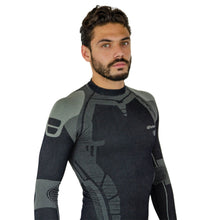 PLAYERA TECNICA CON MANGA LARGA, COMPRESION MEDIA Y TECNOLOGIA FIBRAS INTELIGENTES PL-1-00048