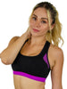 TOP SEAMLESS DE ENTRENAMIENTO DE MEDIA COMPRESION CON PRETINA CONTRASTANTE TO-2-00083