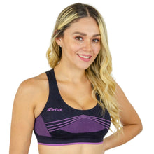 TOP SEAMLESS DE ENTRENAMIENTO DE MEDIA COMPRESION CON PRETINA CONTRASTANTE TO-2-00099